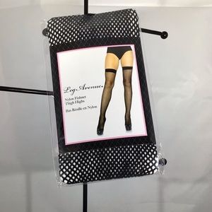 🎄🥀Fishnet thigh-highs, nylon, black, cosplay, goth, emo, punk, 1 pair